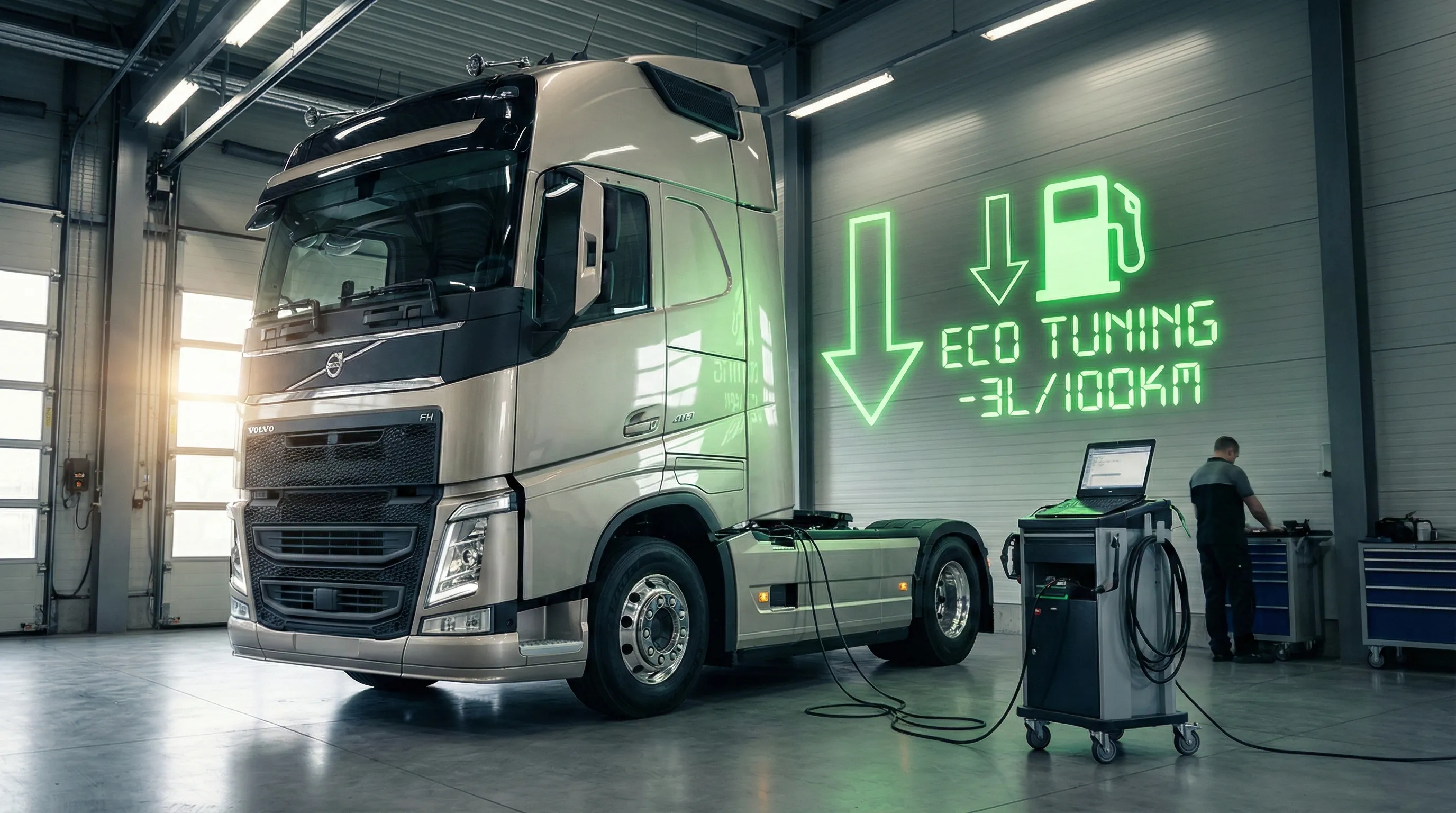 Eco-Tuning Ciężarówek: Jak Obniżyć Spalanie i Zwiększyć Rentowność Floty? Poradnik 2025