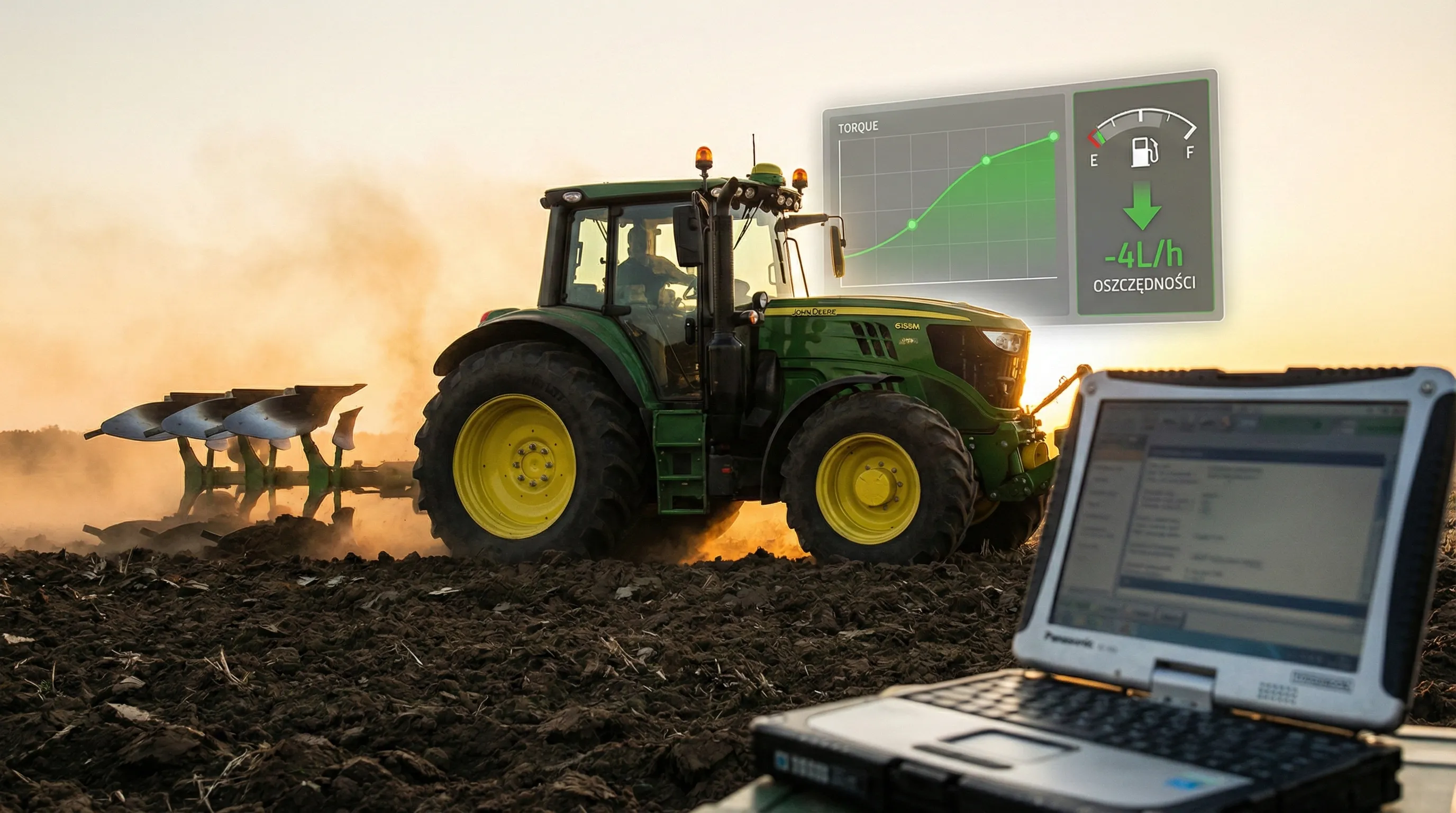 John Deere 6155M – Brak Mocy w Orce? Sprawdź, Jak Obniżyliśmy Spalanie o 4L/h
